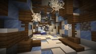 The inside of a YUNG's frozen mineshaft (Image via Mojang)
